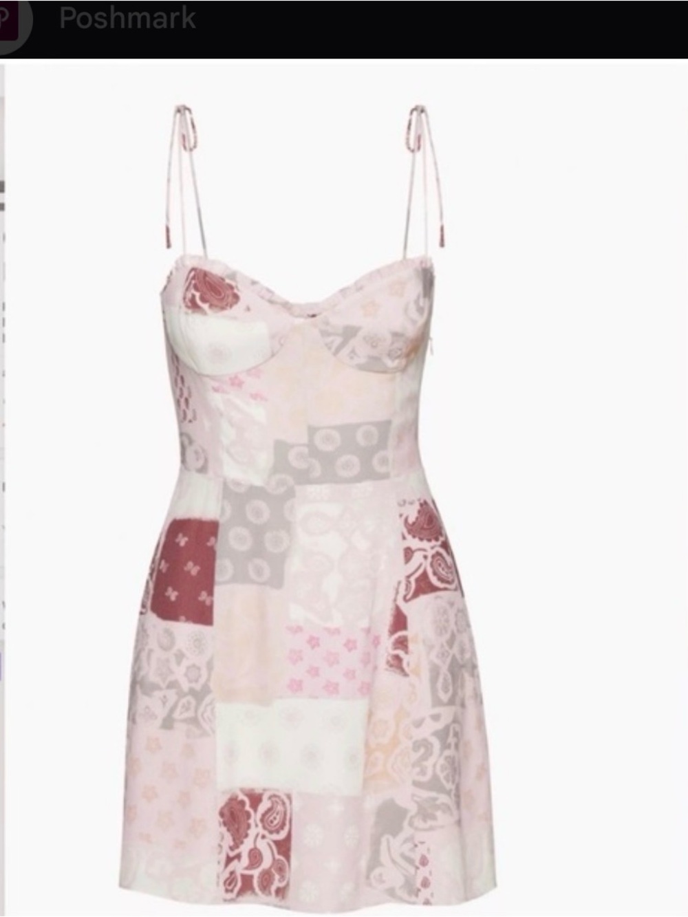 Wilfred Patchwork Mini Dress